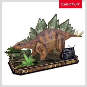 Cubic Fun - Puzzle 3D Stegosaurus 62 Piese Cubic Fun - 1
